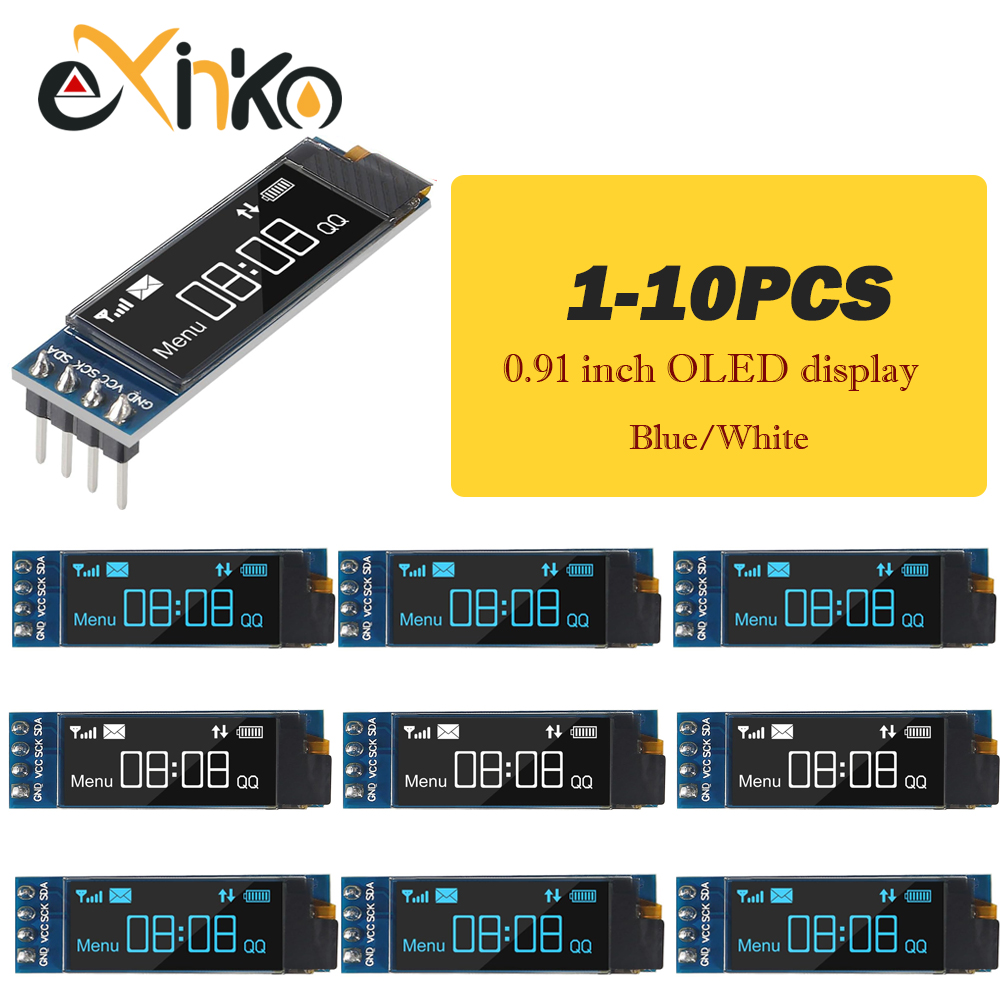 Lcd 1602 - 1-10 قطع وحدة عرض OLED مقاس