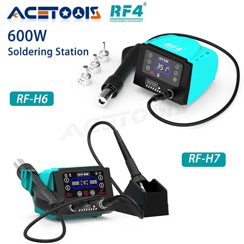 Soldering Iron Temperature Probe - محطة لحام مزدوجة المحطة ، من