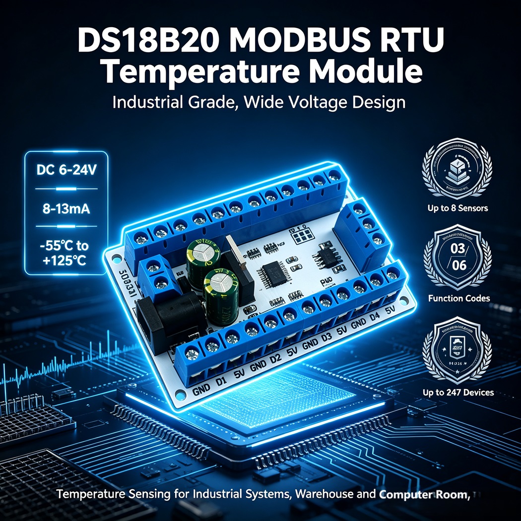 Ds18B20 - وحدة استشعار درجة الحرارة DS18B20 بـ