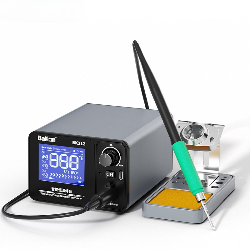 Soldering Iron Temperature Probe - محطة لحام ذكية باكون BK212 بقوة