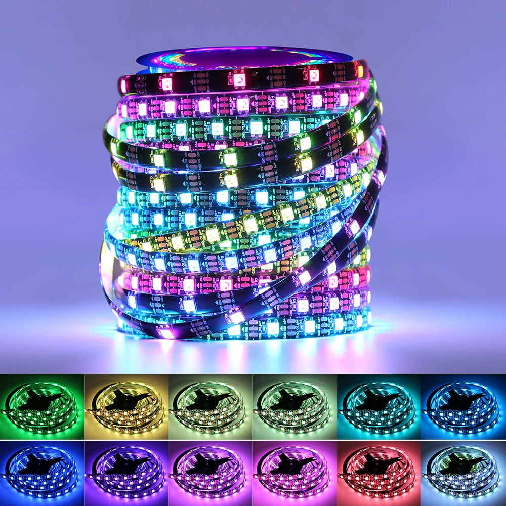 Ws2812B Strip 5V - 5 فولت WS2812B بكسل RGB Led