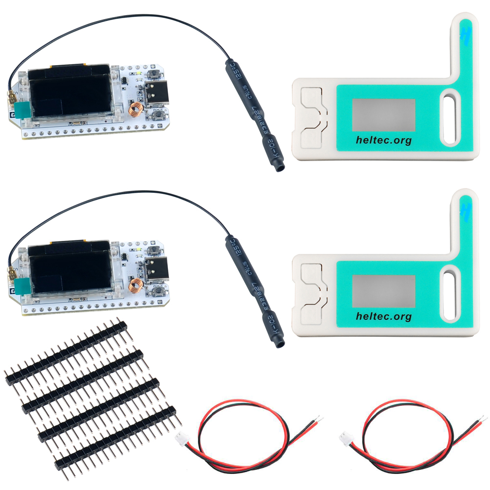 Oled Display 0.96 - 2 مجموعات ESP32 LoRa V3 مجلس