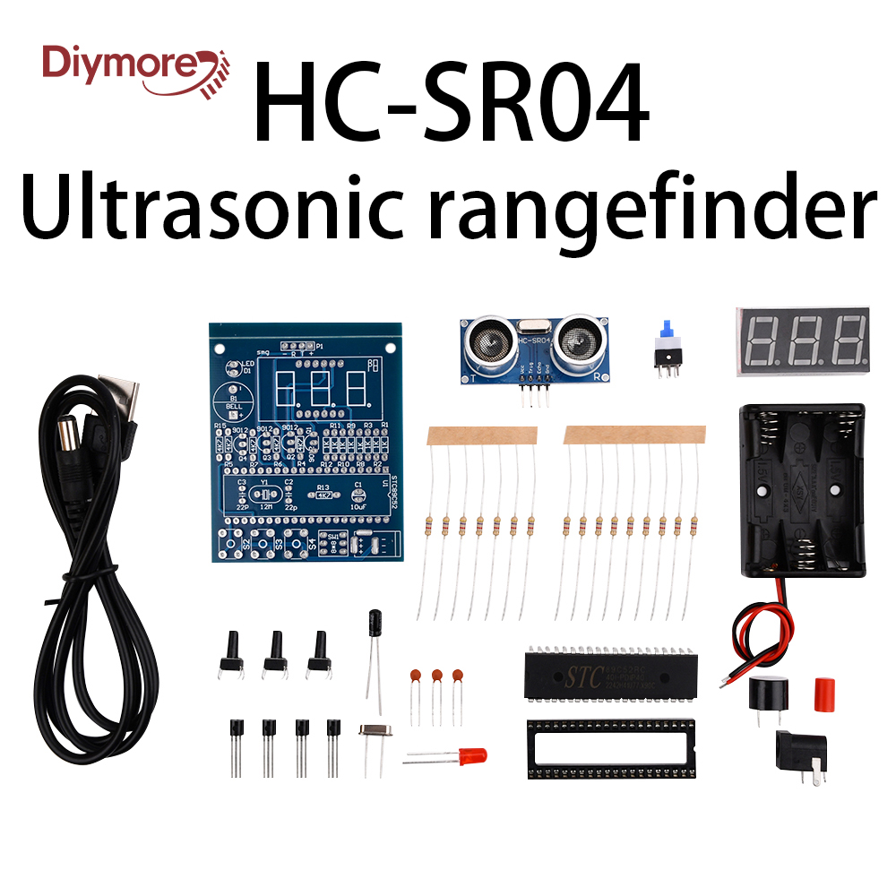 Ultrasonic Sensor Hc-Sr04 - طقم إنذار بالموجات فوق الصوتية للتركيب