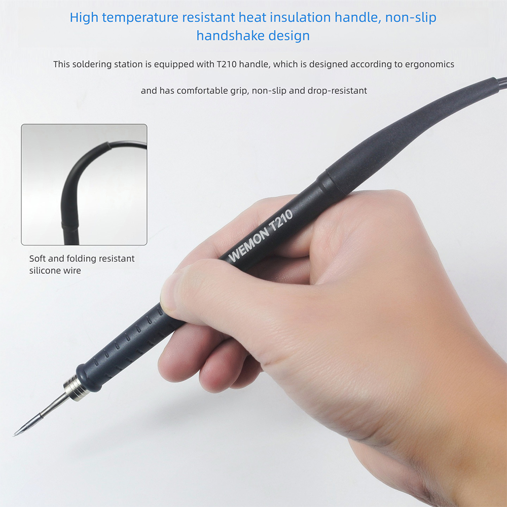 محطة لحام ANSIKI K21A T210 100 - مراجعة Soldering Iron Temperature Probe وسعره