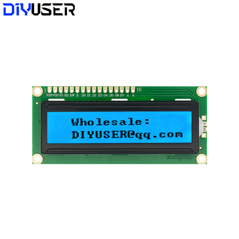 وحدة شاشة LCD1602 1602 زرقاء / - مراجعة Lcd 1602 وسعره