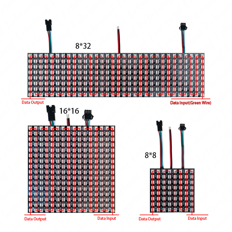 شاشة LED رقمية بكسلات WS2812B  - مراجعة Ws2812B وسعره