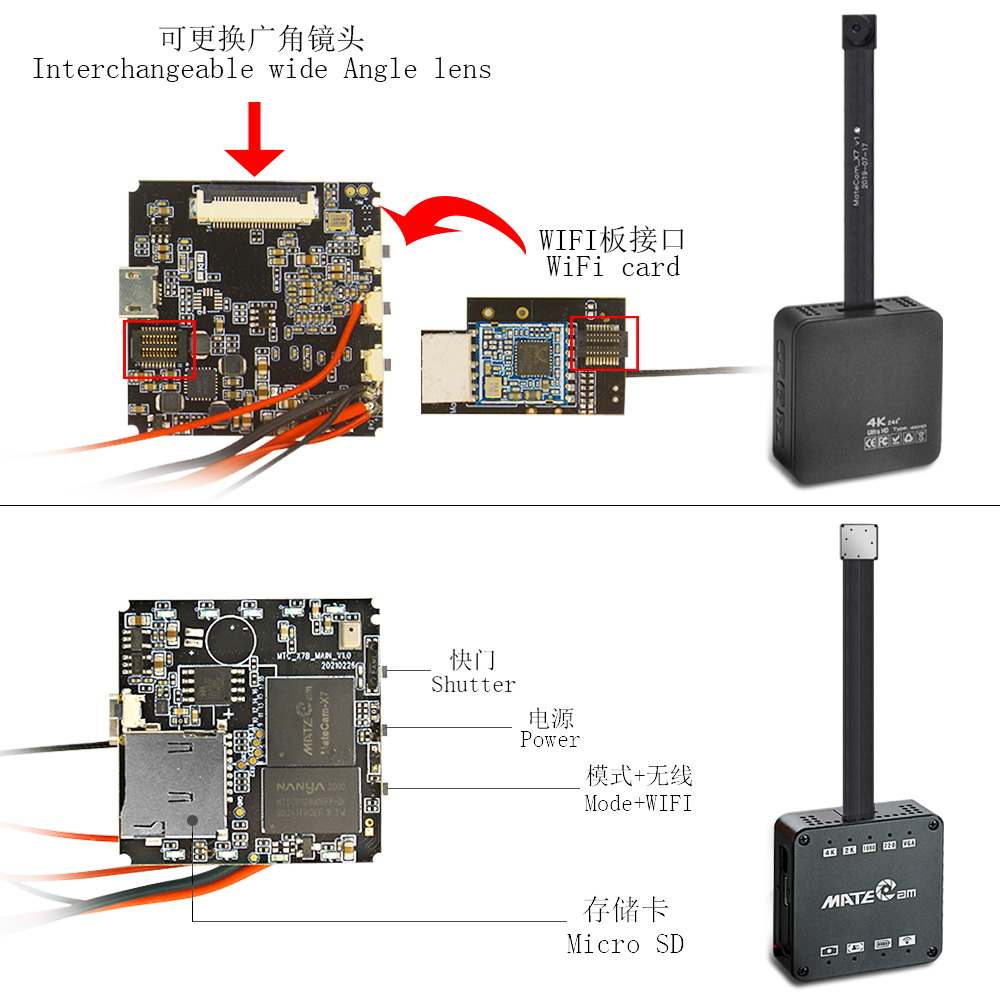 MateCam X7 4K 30FPS 13MP Wifi  - مراجعة Sd Card Module وسعره