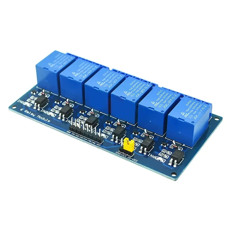 وحدة ترحيل 5 فولت بـ 1 أو 2 أو - مراجعة Relay Module 4 Channel وسعره