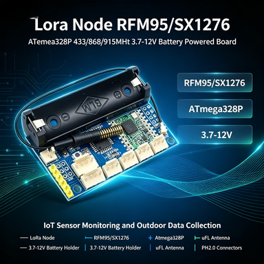 نقطة اتصال LoRa بترددات 433/86 - مراجعة Lora Rfm95 وسعره