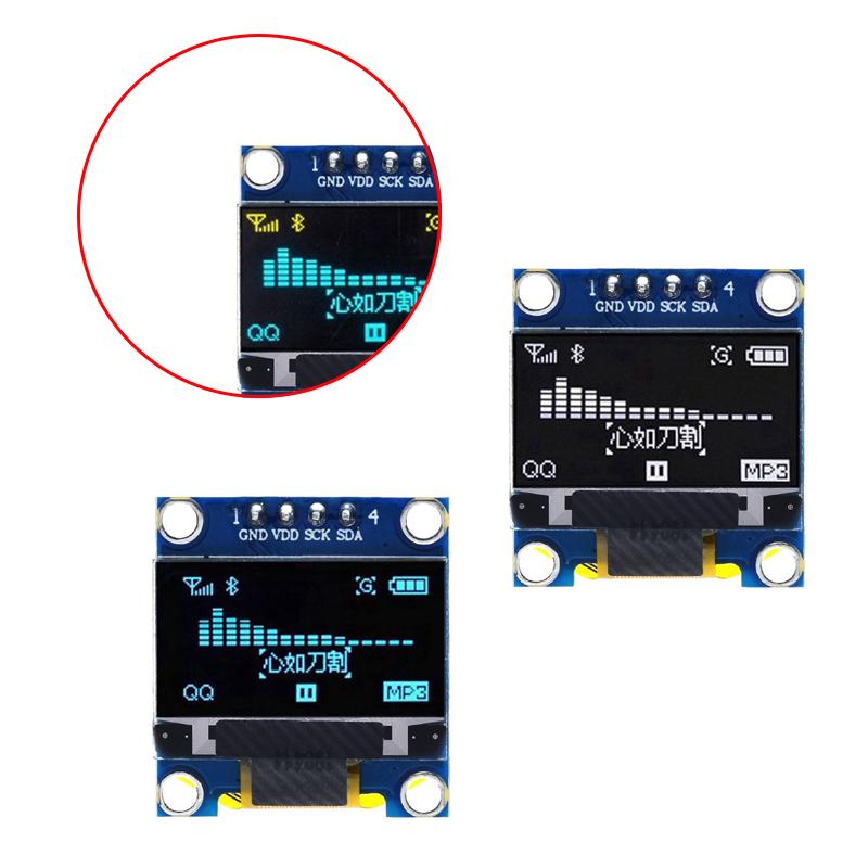 شاشة OLED بحجم 0.96 بوصة ودقة  - مراجعة Oled Display 0.96 وسعره