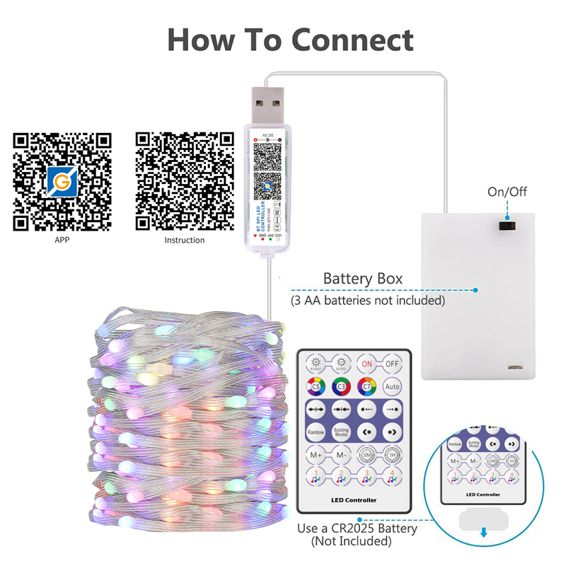 سلسلة أضواء WS2812B تعمل ببطار - مراجعة Ws2812B وسعره