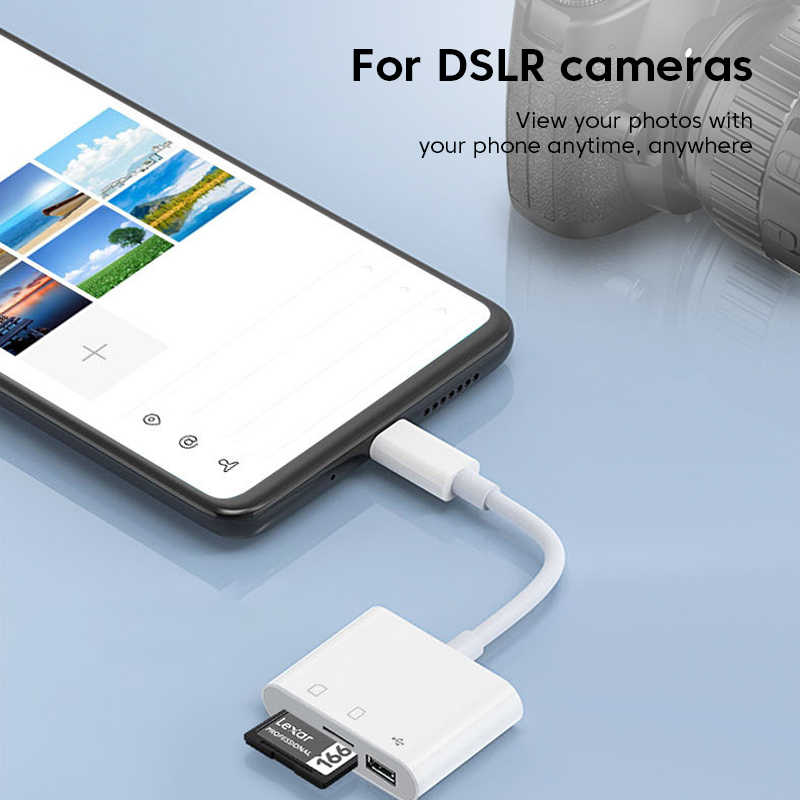 قارئ بطاقات SD بمنفذ USB-C لله - مراجعة Sd Card Module وسعره