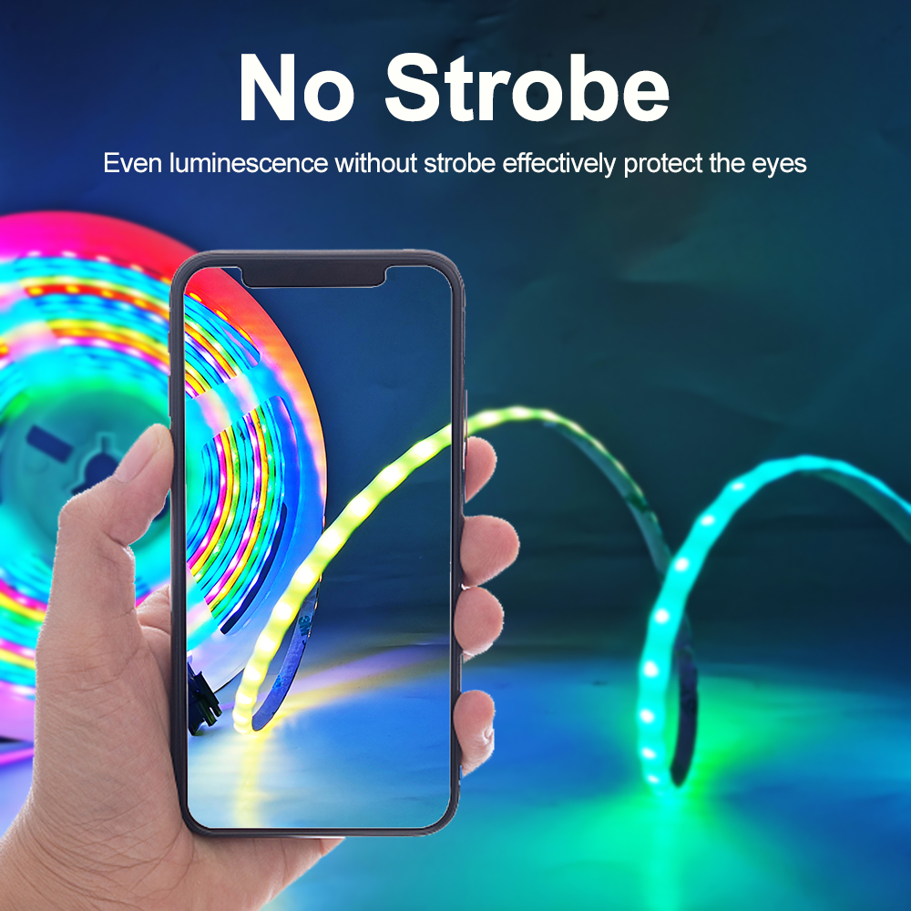 فردي عنونة COB LED قطاع الخفيف - مراجعة Neopixel وسعره