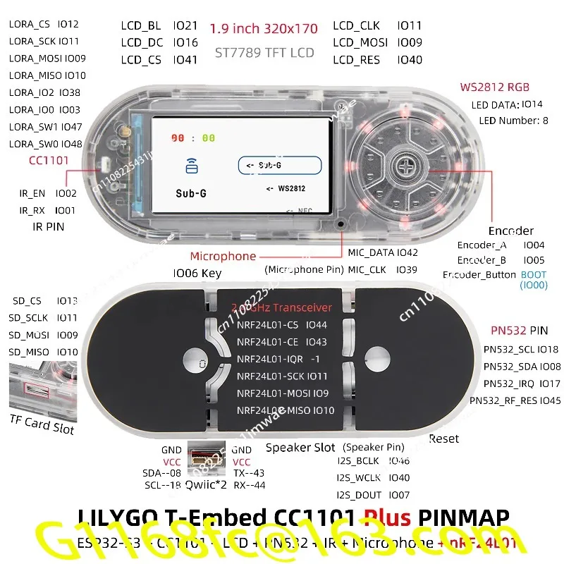 لوحة تطوير CC1101 ESP32-S3 منخ - مراجعة Nrf24L01 وسعره
