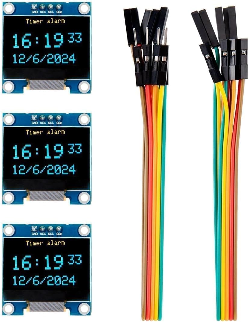 3 قطع شاشة عرض OLED مقاس 0.96  - مراجعة Ssd1306 وسعره