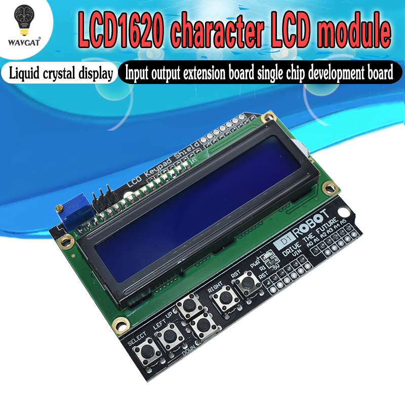 1 قطعة LCD لوحة المفاتيح درع L - مراجعة Lcd 1602 وسعره