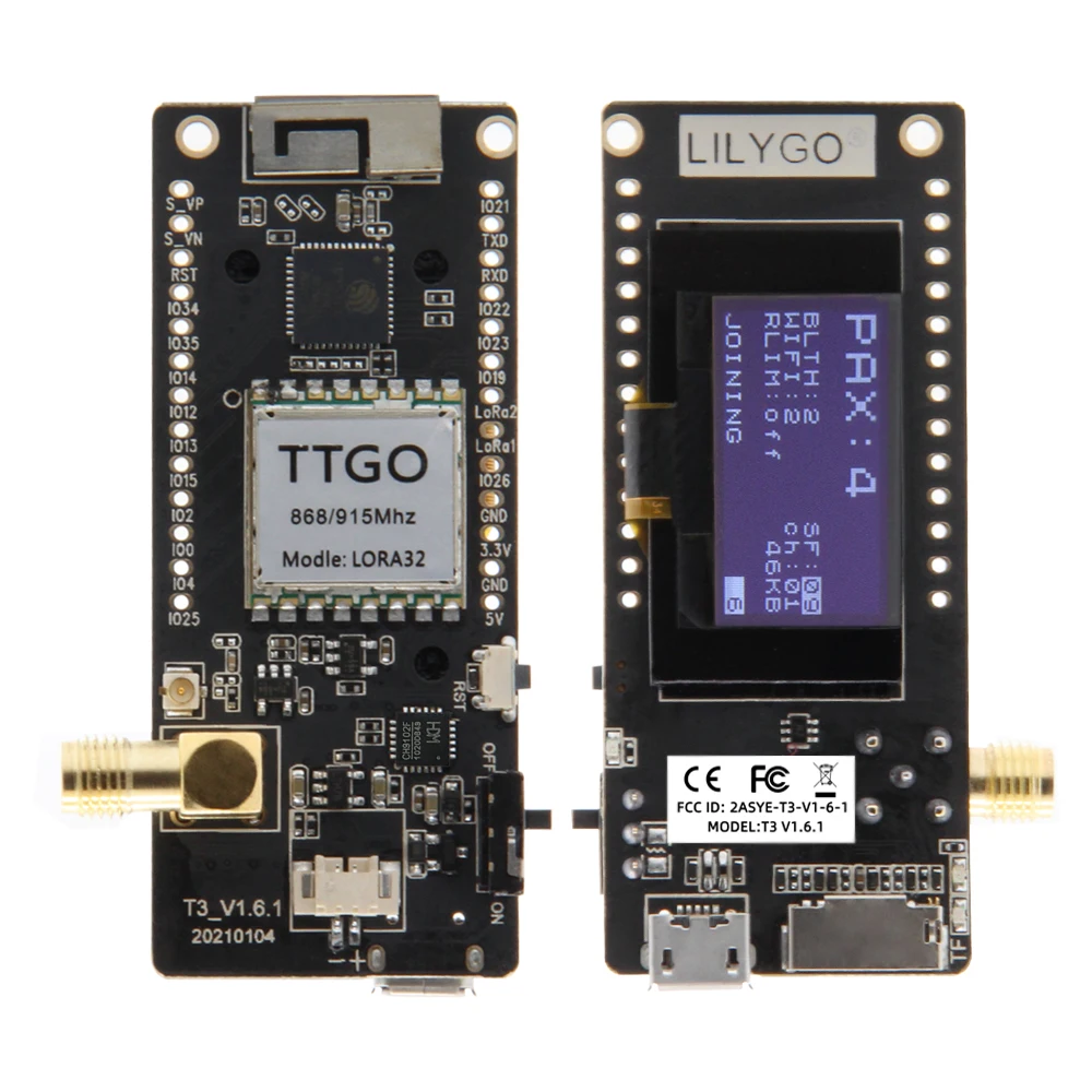 ليليجو ®   TTGO LoRa32 V2.1_1. - مراجعة Oled Display 0.96 وسعره