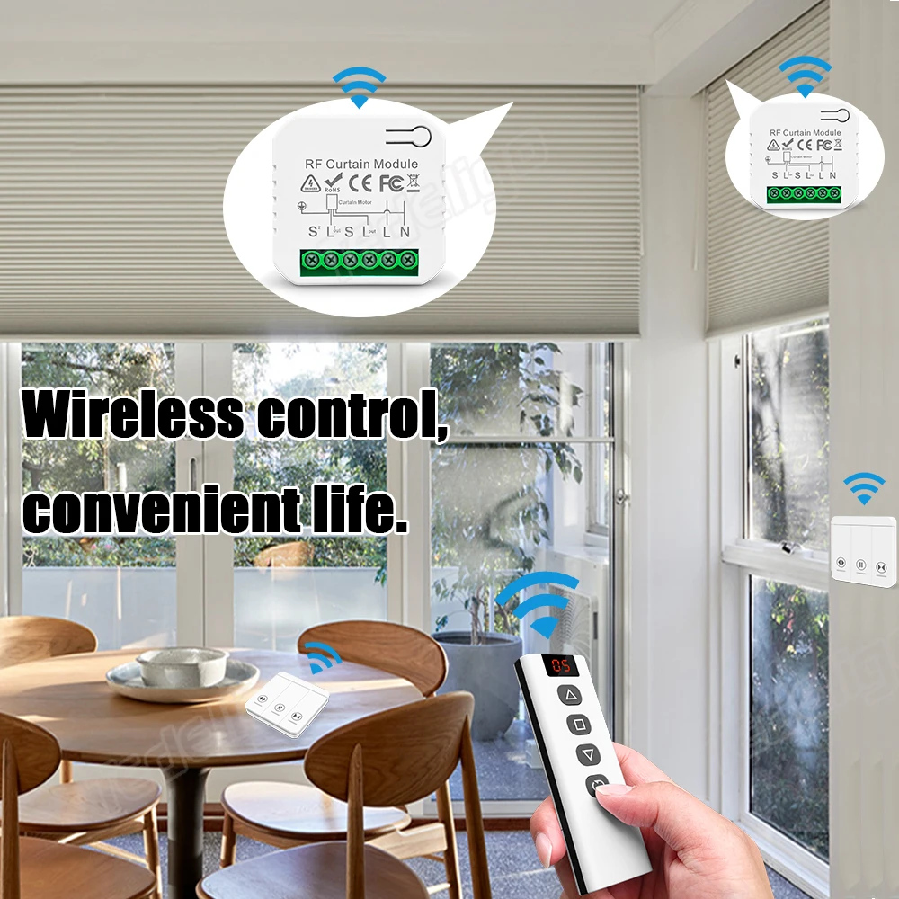 وحدة التبديل الستار RF 433 MHz - مراجعة Ir Remote Module وسعره