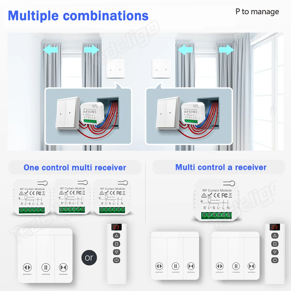 وحدة التبديل الستار RF 433 MHz - مراجعة Ir Remote Module وسعره