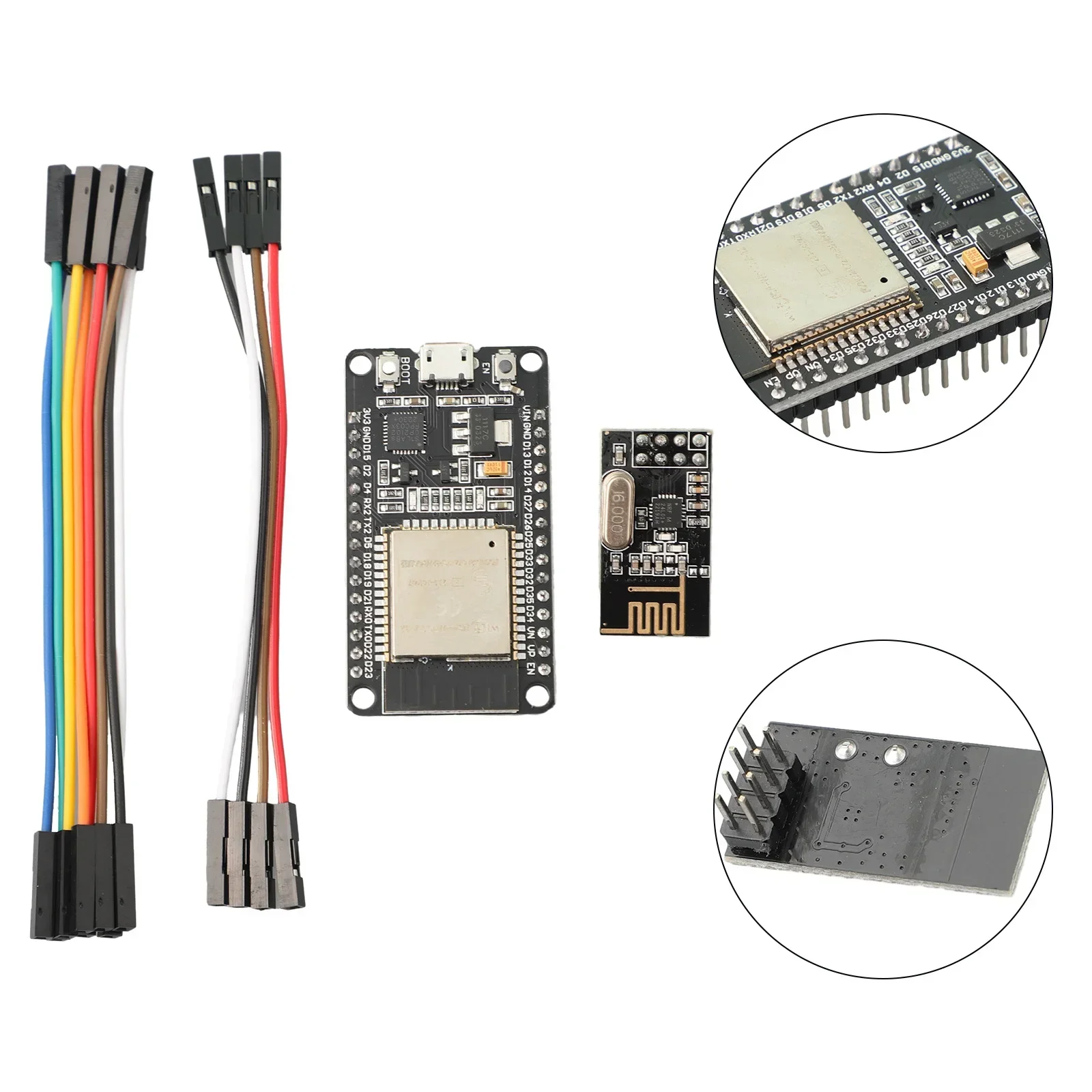 ESP32+NRF24L01+كابل DTU لمجموع - مراجعة Nrf24L01 وسعره