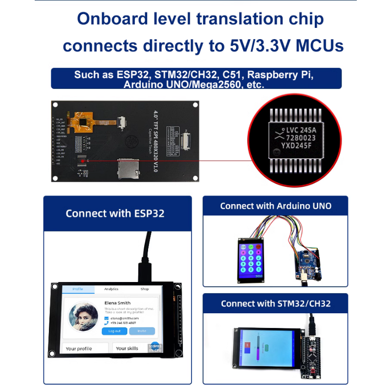4.0 بوصة 320X480 SPI TFT وحدة  - مراجعة Tft Display 2.4 وسعره