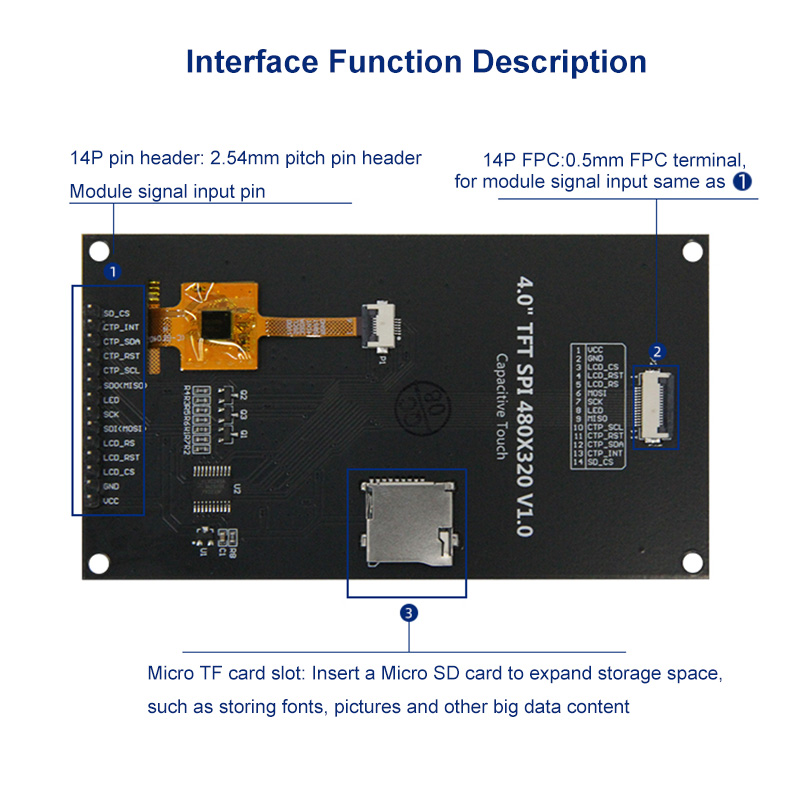 4.0 بوصة 320X480 SPI TFT وحدة  - مراجعة Tft Display 2.4 وسعره
