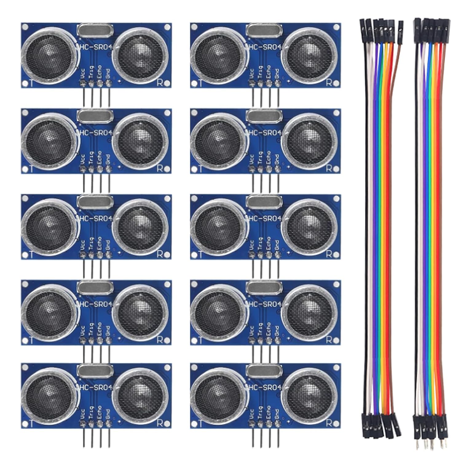 10 قطعة HC-SR04 وحدة مسافة الا - مراجعة Ultrasonic Sensor Hc-Sr04 وسعره
