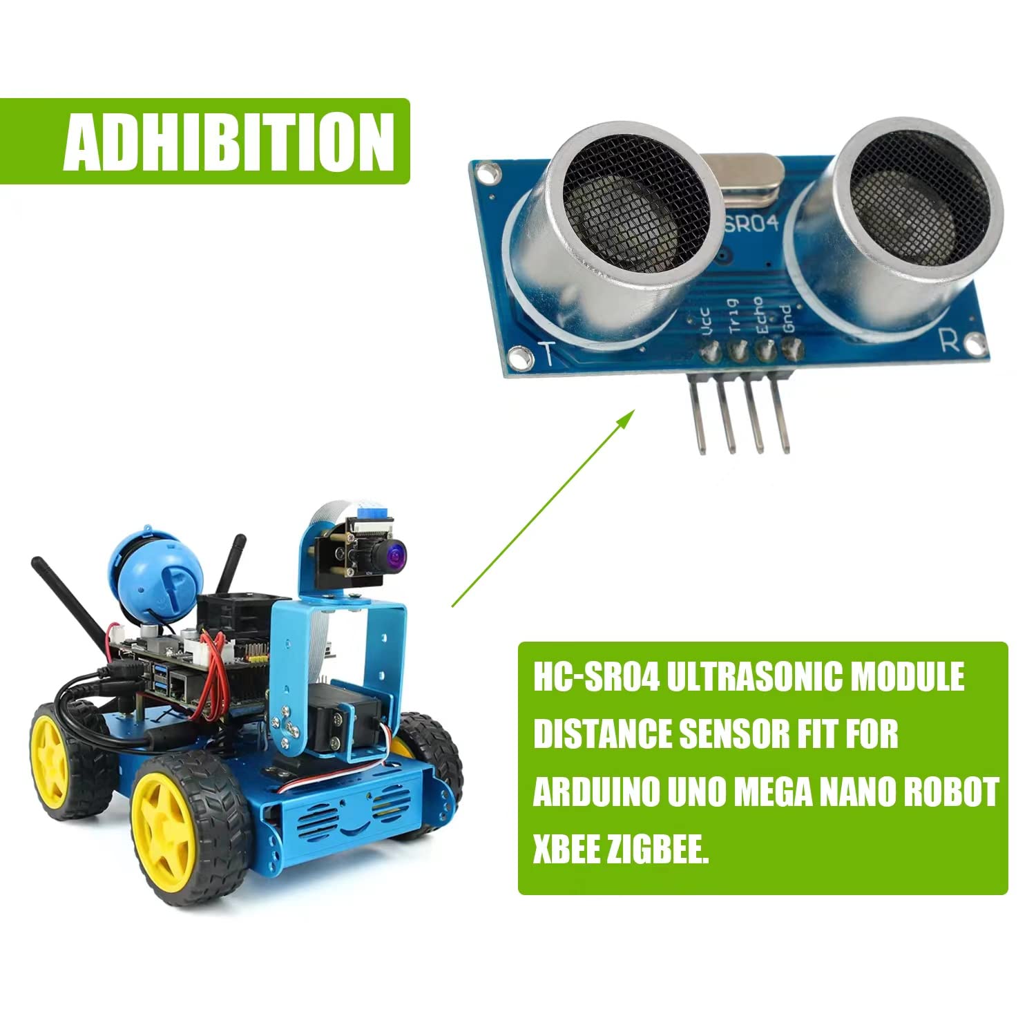 10 قطعة HC-SR04 وحدة مسافة الا - مراجعة Ultrasonic Sensor Hc-Sr04 وسعره