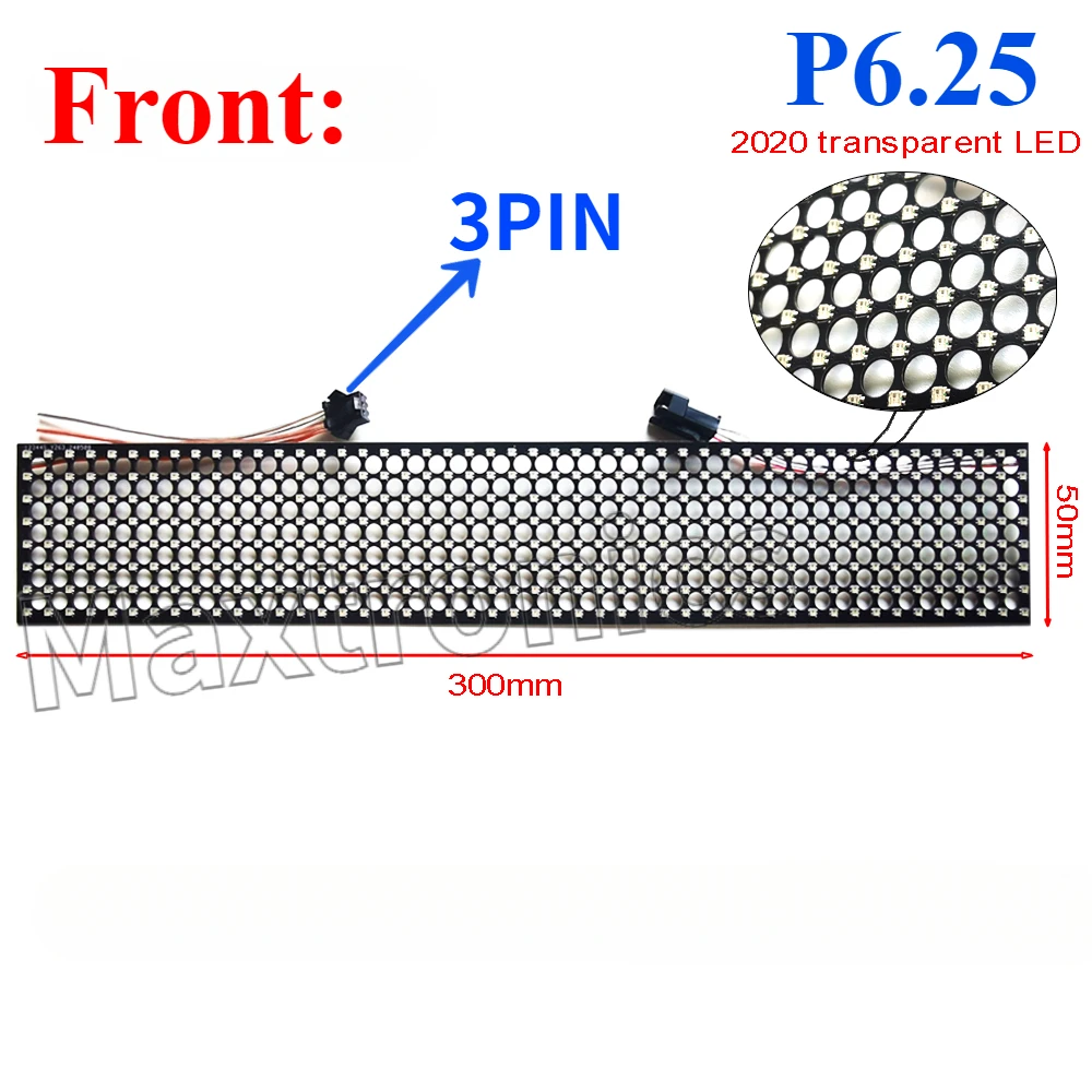 WS2812B شاشة LED شفافة كاملة ا - مراجعة Ws2812B وسعره
