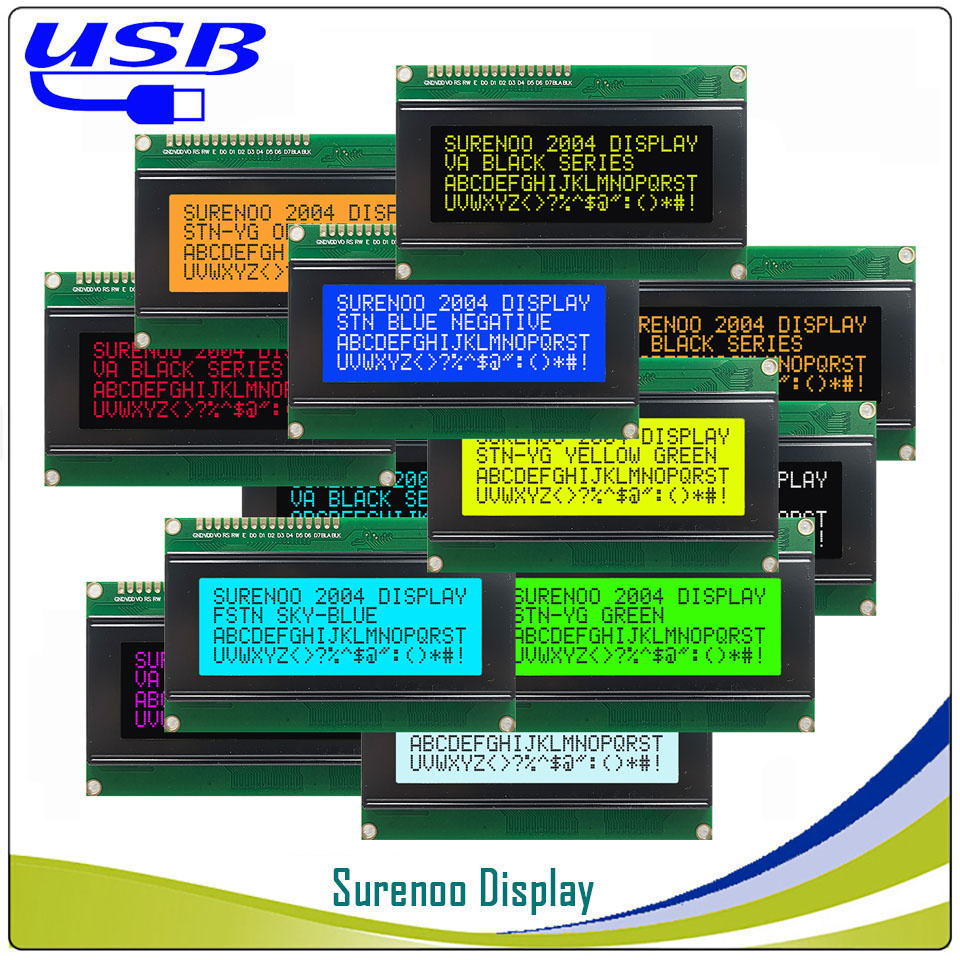شاشة عرض LCD Surenoo LCD2USB U - مراجعة Lcd 1602 وسعره