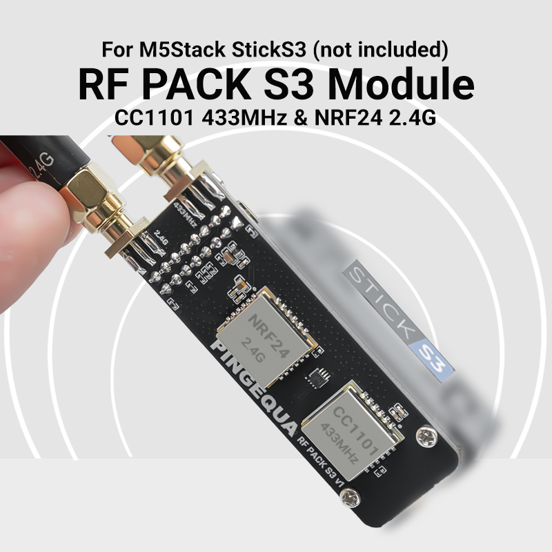 وحدة M5Stack StickS3 ثنائية ال - مراجعة Nrf24L01 وسعره