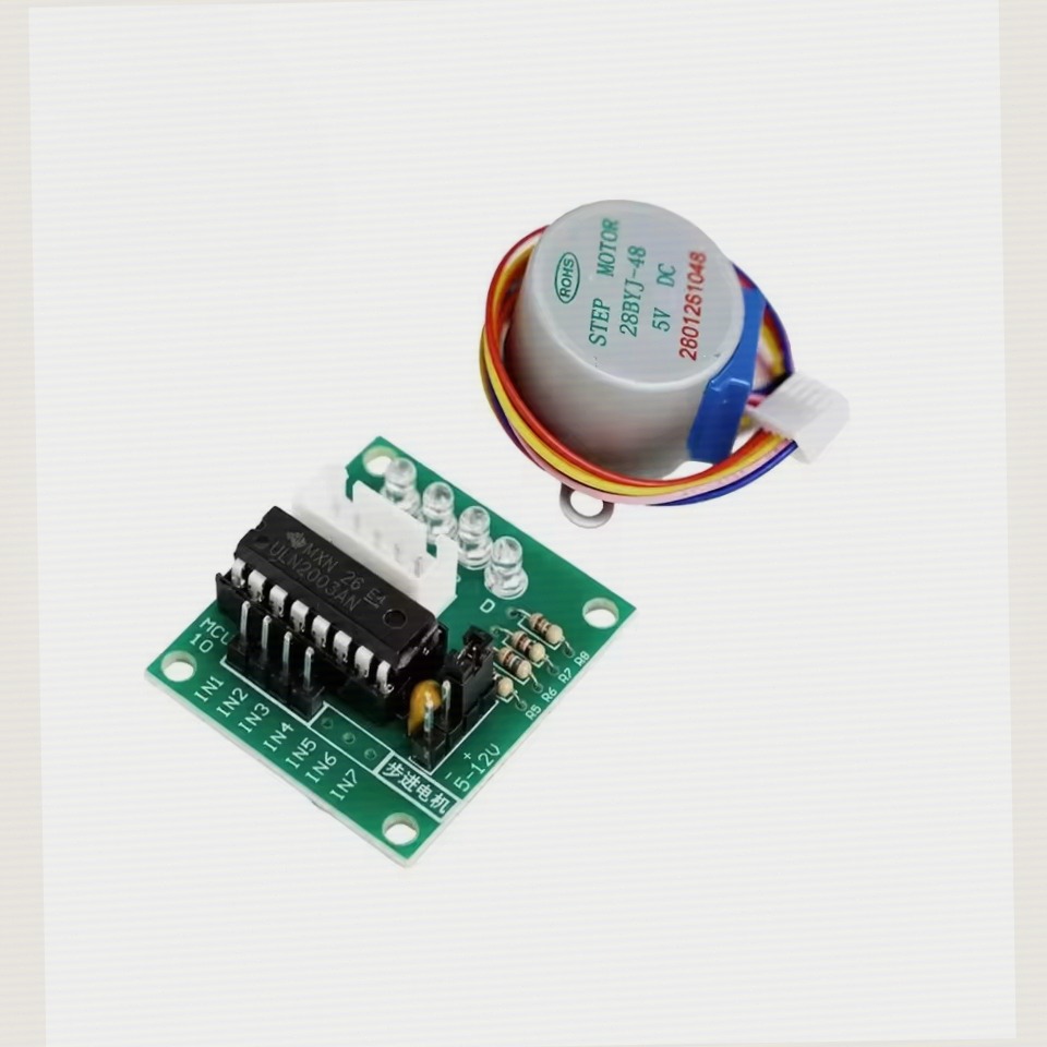 مجموعة محرك متدرج ULN2003 Driv - مراجعة Stepper Motor 28Byj وسعره