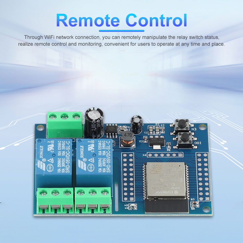 ESP32 WIFI بلوتوث متوافق BLE و - مراجعة Relay Module 1 Channel وسعره