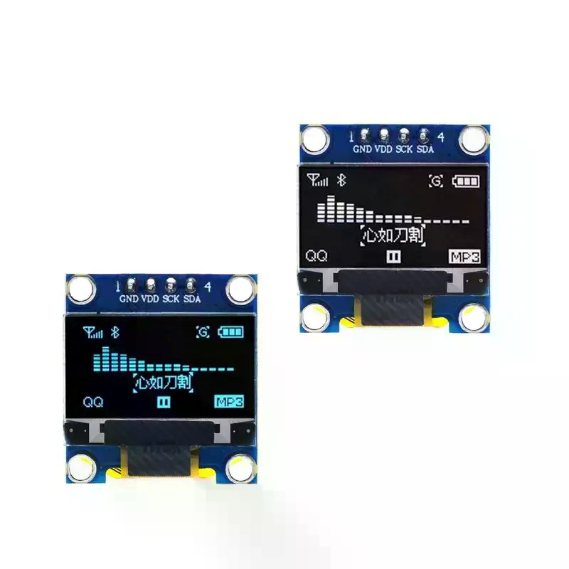 شاشة OLED من نوع SSD1306 مقاس  - مراجعة Oled Display 0.96 وسعره