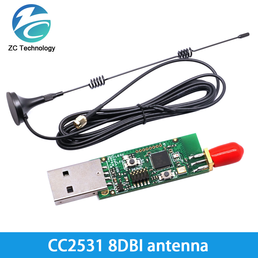 لوح شمسي زيجبي لاسلكي ، وحدة م - مراجعة Zigbee Cc2531 وسعره