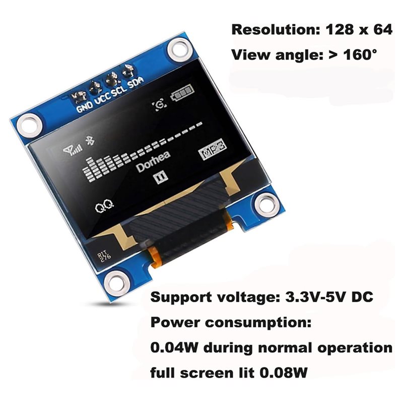 A37T-4Pcs شاشة عرض OLED مقاس 0 - مراجعة Oled Display 0.96 وسعره