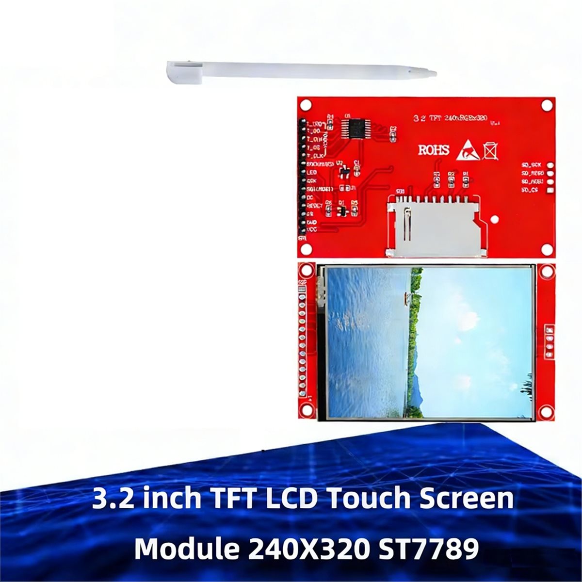 شاشة LCD TFT مقاس 3.2 بوصة بدق - مراجعة Ili9341 وسعره