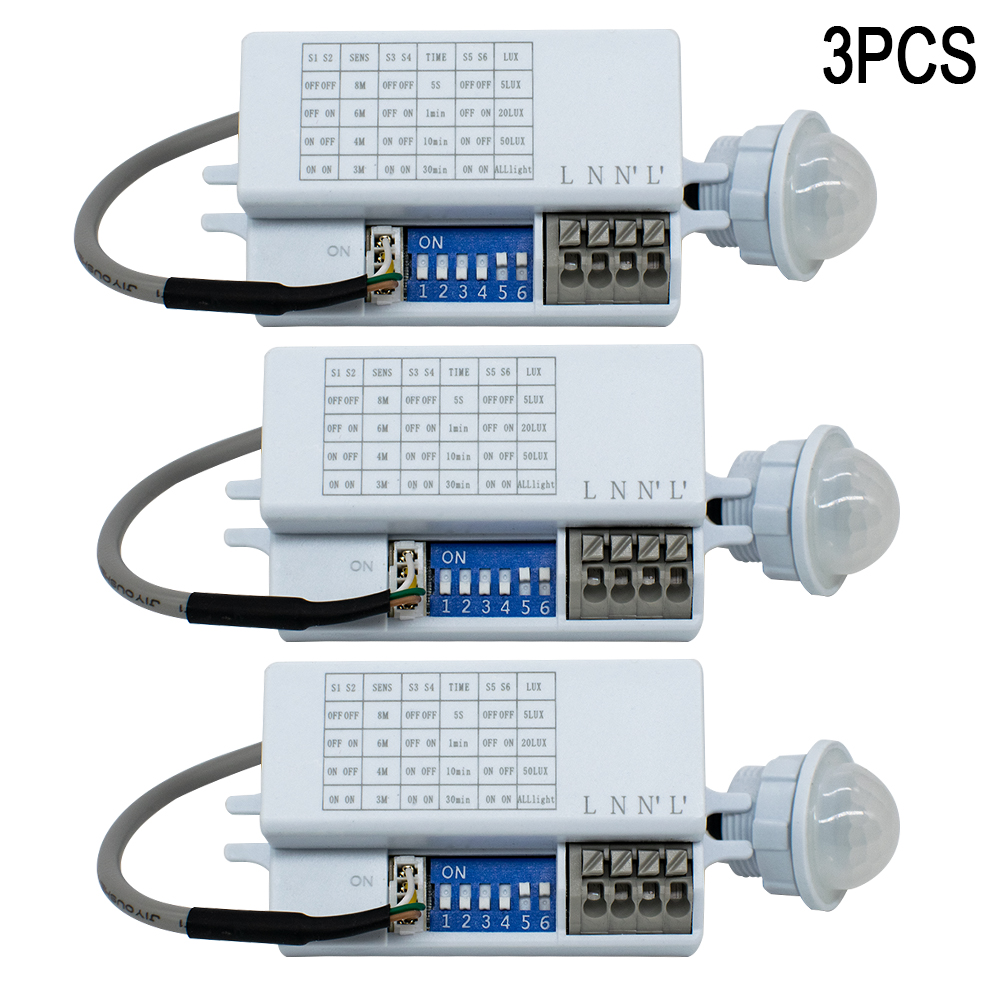 مستشعر حركة مفتاح الإضاءة 220  - مراجعة Pir Motion Sensor وسعره