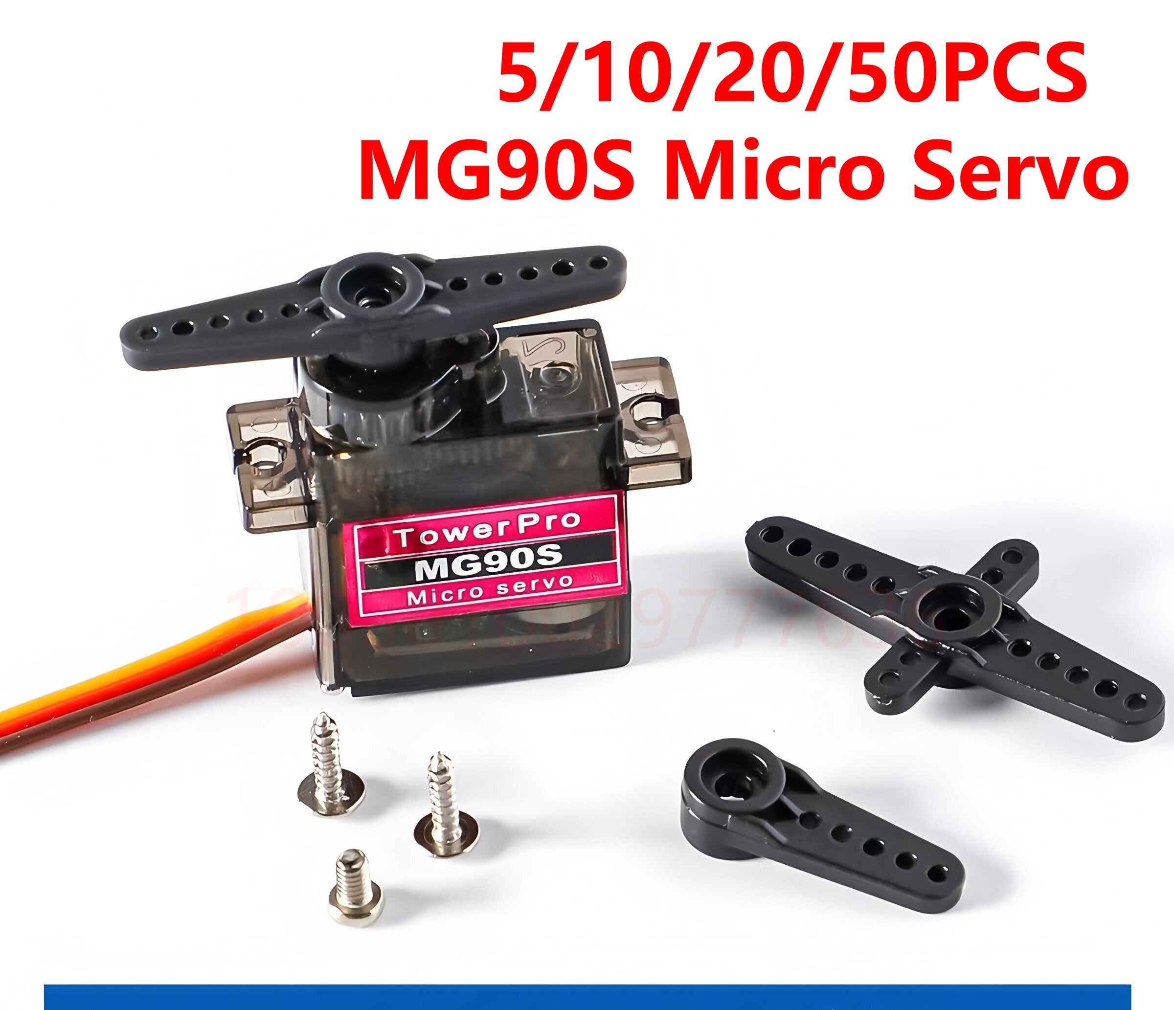 سيرفو MG90S 5/10/20/40 قطعة، ت - مراجعة Servo Sg90 وسعره