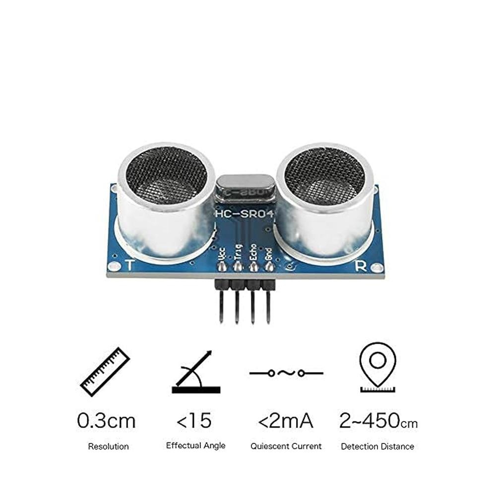 مستشعر الموجات فوق الصوتية XZG - مراجعة Ultrasonic Sensor Hc-Sr04 وسعره