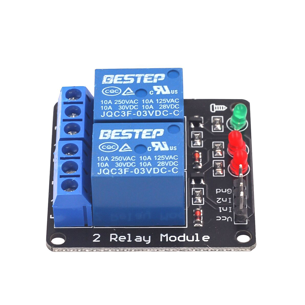 وحدة التتابع المضيئة ذات المست - مراجعة Relay Module 4 Channel وسعره
